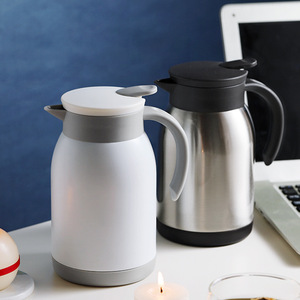 Nouvelle bouilloire moderne en acier inoxydable thermos bouteille d'eau chaude portable pour l'extérieur avec fonction anti-brûlure - Product Image 3