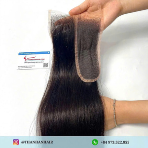 Flash <b>Sale</b> Natural Black 2x6 Wig HD swiss Lace Closure Super Small Knots to Make Wigs Luxury Hair Double Drawn Premium Quality - Product Image 6
