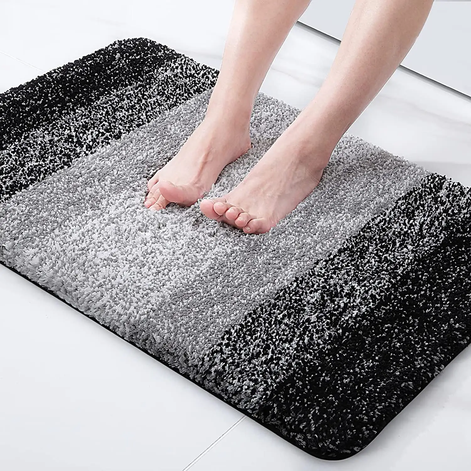 Alfombrilla antideslizante lavable para baño, alfombrillas de microfibra de agua suave y absorbente, baratas, para suelo de Ducha