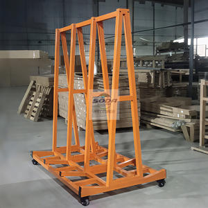 Dalle de marbre personnalisée en gros à usage intensif de 1.5 à 2 tonnes et 2.5 mètres un cadre pour le stockage et le transport de dalles de pierre - Product Image 2