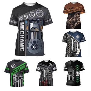 Camisetas de hombre al por mayor a bajo precio de fábrica, camisetas casuales con personalidad, camiseta con estampado digital 3D de destornillador, manga corta. - Product Image 1