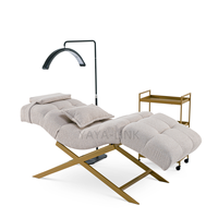 Extension de civière de cils lit de cils incurvé mousse surmatelas chaise inclinable cils chaise longue civières pour cils