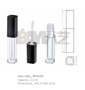 ขวดใส ABS/PETG สำหรับบรรจุลิปสติกแบบซ่อนเร้น, หลอดบรรจุเครื่องสำอางแบบน้ำ, หลอดลิปกลอส - Product Image 2