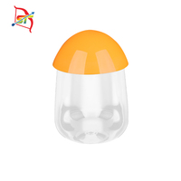 Bouteilles de jus en plastique transparent avec couvercles 16oz 32oz Bouteilles PET pour jus frais et smoothies Étanchéité anti-fuite Étiquetage personnalisé