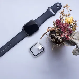 时尚定制smartwatch case手表保护套手表钢化玻璃屏幕保护膜适用于apple watch 38毫米40毫米42毫米44毫米