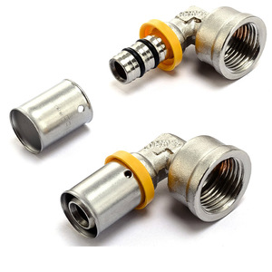 Conectores de Compresión <span class=keywords><strong>Efield</strong></span> PEX Al PEX, Adaptador Recto de Latón, Conectores de Tubería de Latón y Cobre - Product Image 4