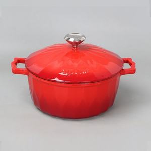 Ensemble de casseroles en fonte émaillée de la série Premium Diamond, <span class=keywords><strong>grande</strong></span> capacité, pour bouillons de fruits de mer et soupes, design de luxe léger, compatible avec tous les types de cuisinières - Product Image 6
