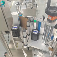 Aplikator Label sekolah 7 inci mesin pelabelan otomatis berperekat untuk Pot botol bir tetes mata kosmetik air Mineral susu anggur