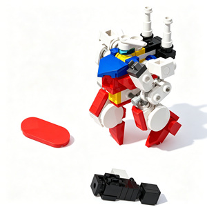 Kit de blocs de construction créatifs STEM expérimentaux, modèle de soldat de type 0, robot Mecha, ensemble de briques à assembler soi-même, jouet décoratif - Product Image 6