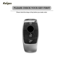Housse de protection souple en TPU pour clé de voiture Mercedes Benz Classe E C S GLC E200 E400 E63 W213 S550 S560 C260 A200