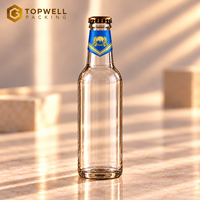 Étiquettes LED personnalisées en feuille d'aluminium dorée scintillante, autocollant imperméable, étiquette personnalisée pour bouteille de vin ou de bière