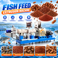 Machine d'alimentation automatique pour poissons de grande capacité, extrudeuse d'aliments pour poissons
