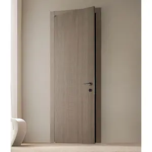China top supplier modern design solid interior flush wood door