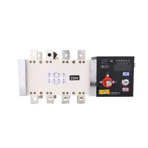 Mulang electrical isolation PC class 4P 250A two - in - one - out dual power switch automatic switch