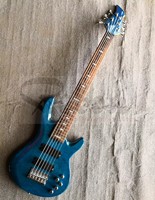 Weifang Rebon 6 cordes Blot-on Quilt Maple Guitare basse électrique