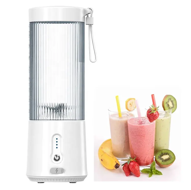 450ml Mini Điện Máy xay sinh tố Shaker chai nước ép trái cây máy ép trái cây máy thể thao tập thể dục cá nhân sử dụng máy xay sinh tố di động