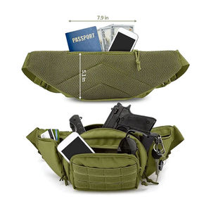 Bolsa Tática Multiuso Impermeável de PVC para Esportes ao Ar Livre, Caminhada, Design Geométrico em Formato de Barril, Fechamento com Zíper, Unissex - Product Image 2