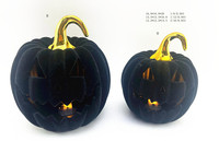 Citrouille d'Halloween en céramique blanche Hotsale avec lumière LED