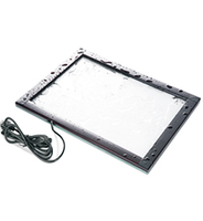 INGSCREEN Nouvelle Écran tactile infrarouge multipoint de haute qualité avec cadre de superposition, interface USB, en alliage d'aluminium, transparent, compatible multi-OS