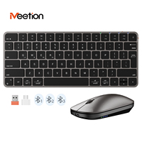 Ensemble clavier et souris sans fil USB C210 Slim Mini 2400 DPI pour bureau, PC, ordinateur portable, tablette Android – Accessoire en stock
