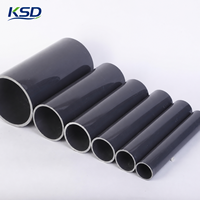 Tuyau d'alimentation en eau UPVC résistant aux produits chimiques PN16 DN20-DN200mm, longue durée de vie, 50 ans, fiable, pour application industrielle