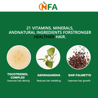 Capsules Nutraceutiques de Haute Qualité pour la Croissance des Cheveux, Complément Alimentaire Favorisant la Croissance et l'Épaississement des Cheveux pour Hommes