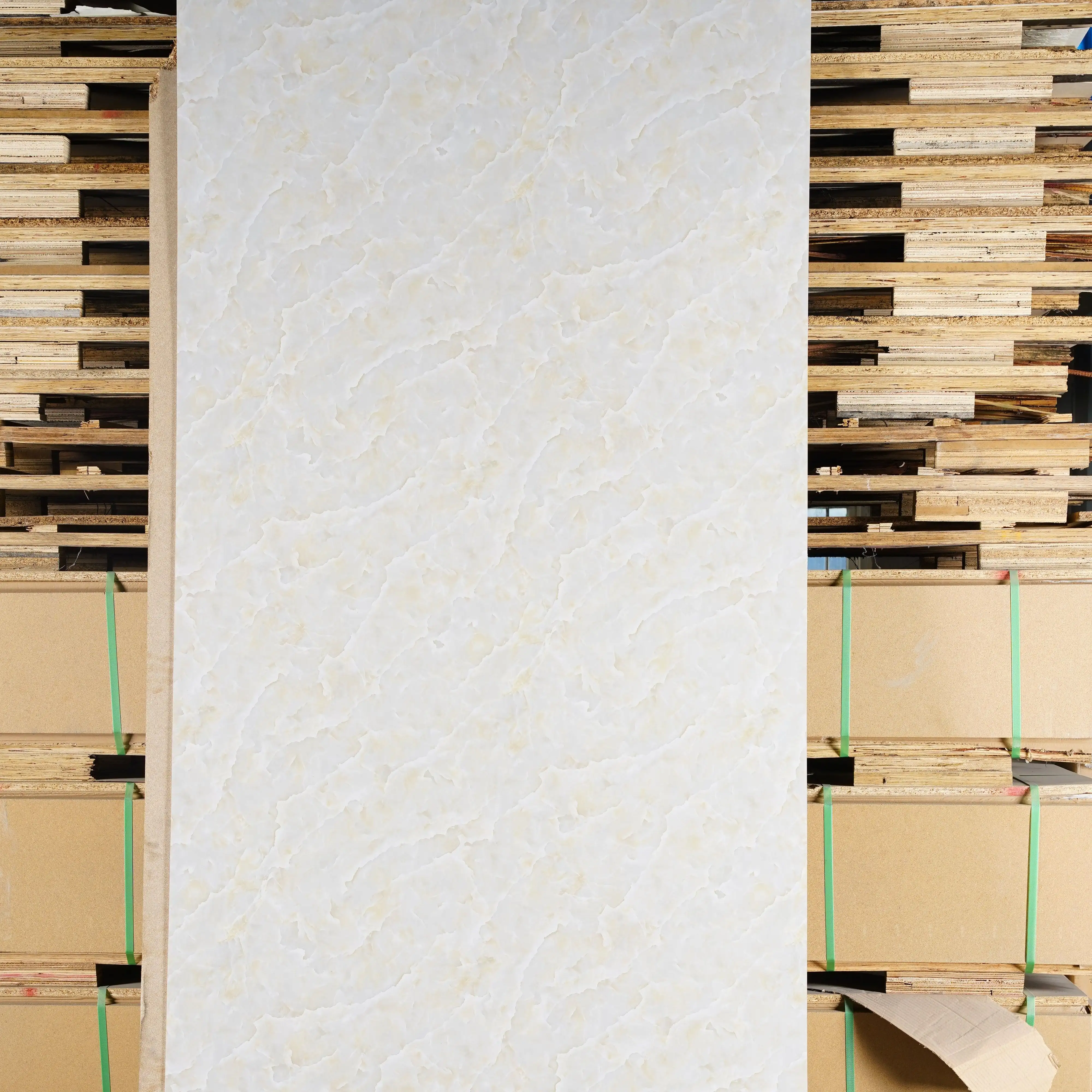Fornitura di fabbrica marmo facilità Kit di sostituzione, finto marmo PVC foglio per la decorazione, facile installazione marmo Look pannello parete
