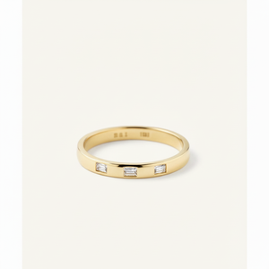 Colección de Anillos Elegantes con Banda de Diamantes - Product Image 1