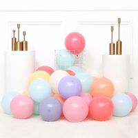 Fabricant professionnel de ballons macarons de 10 pouces, 100 pièces/sac, ballons de fête en gros à bas prix avec couleurs et emballages personnalisés