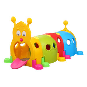 Moetry Jouets d'intérieur pour la maternelle, <span class=keywords><strong>tunnel</strong></span> de jeu en plastique pour enfants, <span class=keywords><strong>tunnel</strong></span> rampant violet en forme de chenille pour la crèche et les tout-petits - Product Image 2