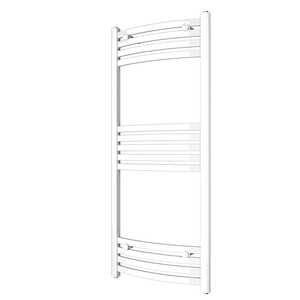 Radiador de toallas de <span class=keywords><strong>agua</strong></span> caliente Avonflow, estilo tubo dentro de tubo, color blanco, varios tamaños disponibles, calentador de toallas para calefacción central - Product Image 2