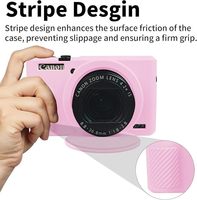 Étui de protection en silicone pour appareil photo G7 X Mark II, très vendu, haute qualité, plusieurs couleurs, 18x12x3cm