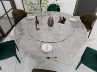 Carrelage de sol moderne de luxe en céramique frittée finition polie antidérapante résistante aux acides 1370x1370mm 12mm d'épaisseur marque Jinsanjiao