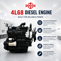 Motor Diésel CHANGCHAI 4L68 de 2.834L, 4 Cilindros, Refrigerado por Agua, 28kW, 38.1HP, 1800RPM, para Generador y Equipos de Energía de Reserva