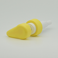 Pompa Dispenser Sampo Lotion Gel Plastik PP Dosis Besar Pabrik 33/410, Output 33mm 4cc, Pompa Body Wash Sekrup untuk Botol Kosmetik