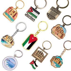 Llaveros <span class=keywords><strong>Jordan</strong></span> con Bandera de Petra, Llaveros de Metal con Bandera del Mar Muerto, Regalos de Vacaciones de Oriente Medio, Venta Al por Mayor a Granel Disponible - Product Image 2