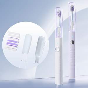 Cepillo de Dientes Eléctrico con Esterilización UVC, Carga Inalámbrica IPX7 para Blanqueamiento Dental y Cuidado Bucal - Product Image 1