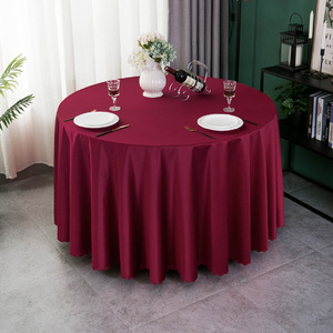 Nappe <span class=keywords><strong>Ronde</strong></span> Personnalisée, Housse de <span class=keywords><strong>Table</strong></span> <span class=keywords><strong>Ronde</strong></span>, Nappe en <span class=keywords><strong>Toile</strong></span> <span class=keywords><strong>Cirée</strong></span> <span class=keywords><strong>pour</strong></span> Hôtels et Mariages - Product Image 5