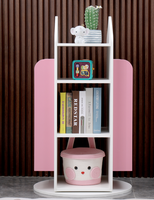 Bibliothèques en bois étagère pour enfants étagère de bureau étagère rotative 360 degrés étage support de rangement pour enfants
