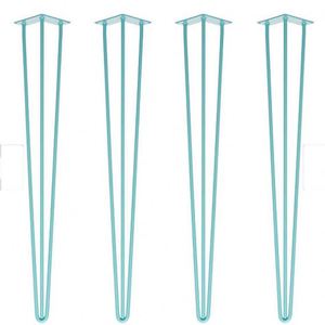 Free <b>Protectors</b> and Screws Hot Sale DIY Metal Coffee <b>Table</b> Bench Legs Furniture Hairpin Legs - Product Image 3