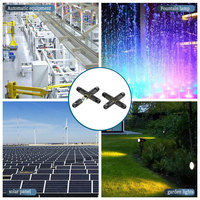 Connecteur étanche à 4 conducteurs à connexion rapide à quatre voies en forme de X de qualité fiable pour la protection des câbles en plein air