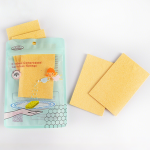 Multicolor Soft Pressed <b>Sponge</b> <b>Natural</b> Cotton Cellulose Wood Pulp Compressed <b>Sponge</b> Scouring Pads for Dish Washing in Kitchen - Product Image 2