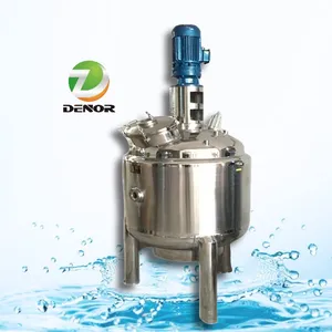 Stainless Steel High Speed Liquid Fondant Mixing Tank Emulsion Mixer with Lifting Rack