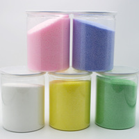 Bricolage Matière première de luxe Cire de sable de couleur Particules de cristal de guérison Particules de Noël Cristaux de cire