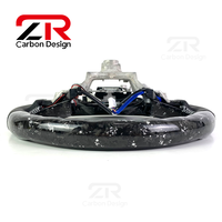 Volant en carbone forgé LED personnalisé pour Toyota Hilux 8ème génération Revo Fortuner Land Cruiser GR Revo SR5 GR-S Rogue 2016-2025