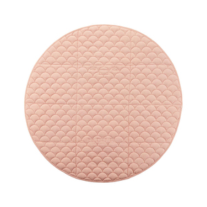 Tapis de jeu en coton biologique matelassé pour <span class=keywords><strong>bébé</strong></span>, couverture rampante, pour soins de <span class=keywords><strong>bébé</strong></span>, tapis de jeu en coton écologique, <span class=keywords><strong>sieste</strong></span> matelassée en diamant - Product Image 2