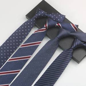 Haute qualité <span class=keywords><strong>Amazon</strong></span> meilleure vente boutique personnalisée personnalisée <span class=keywords><strong>cravate</strong></span> facile à carreaux rayé mode Polyester hommes <span class=keywords><strong>cravate</strong></span> - Product Image 2