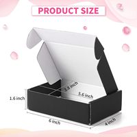 Boîte en carton ondulé de haute qualité avec logo personnalisé, couleur personnalisée, boîte postale pliable, boîte d'emballage cadeau
