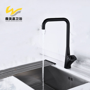 Grifo de Cocina de Estilo Europeo, Totalmente de Cobre, de Patas Altas, con Temperatura Ajustable de Agua Fría/Caliente, Venta al por Mayor - Product Image 1