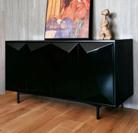 Meuble console d'entrée design moderne et minimaliste de style italien Buffet élégant en bois pour villa et salon